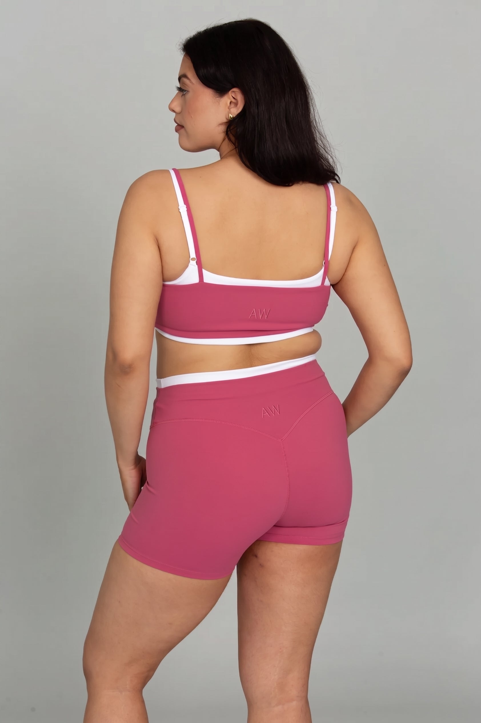 DOUBLE WAIST RASPBERRY STRYDEFORM SHORTS